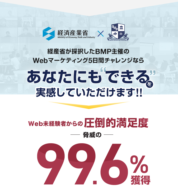 脅威の満足度99.6%