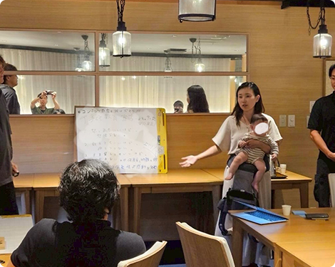 自治体への施策提案を経験